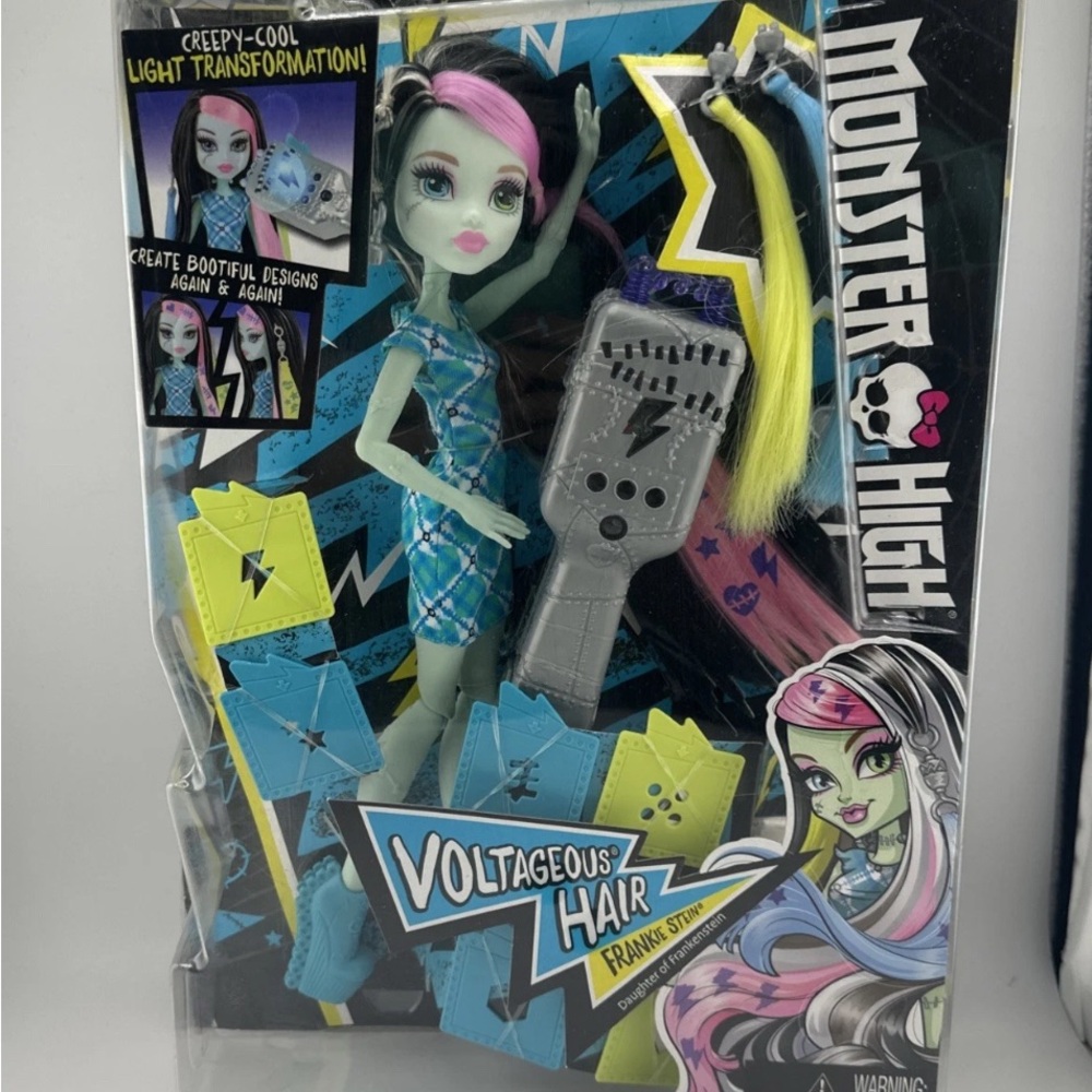 Monster High Frankie Stein Voltageous Hair Doll NEW